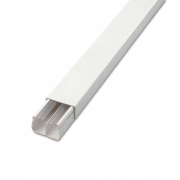 Canaleta Plastica Blanca Adhesiva 13X7mmx2mts Dexson