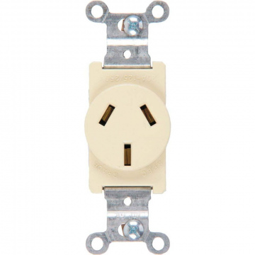 Toma Sencillo S/Tapa Marfil 20A 125/250 805-V/Eagle