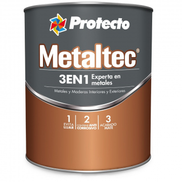 Anticorrosivo Dorado T-150 Galón Metaltec 3 en 1